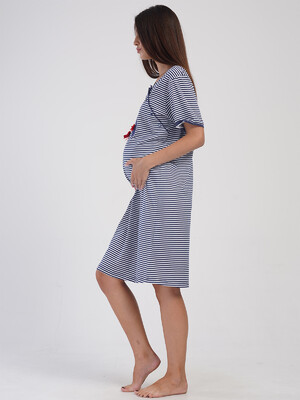 Купить Бавовняна туніка для вагітних і годуючих мам VIENETTA 4041221913 в Украина в Lingerie.ua - Одяг для дому та відпочинку, Фото 3