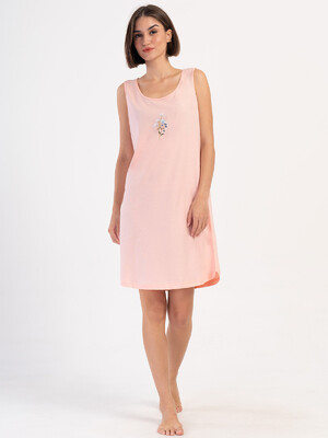 Купить Бавовняна туніка на широких бретельках VIENETTA 4070570000 в Украина в Lingerie.ua - Одяг для дому та відпочинку, Фото 4