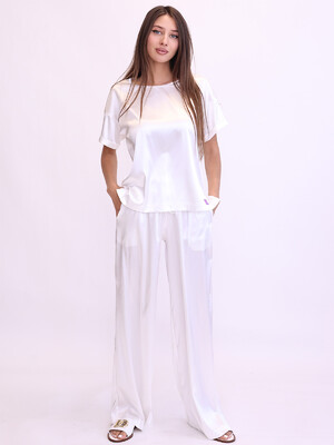 Купить Шовковий костюм з коротким рукавом LINGERIE 170771 JINA в Украина в Lingerie.ua - Одяг для дому та відпочинку, Фото 9