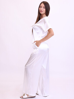 Купить Шовковий костюм з коротким рукавом LINGERIE 170771 JINA в Украина в Lingerie.ua - Одяг для дому та відпочинку, Фото 11