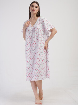 Купить Бавовняна нічна сорочка великого розміру VIENETTA 1617820506 в Украина в Lingerie.ua - Одяг для дому та відпочинку, Фото 2