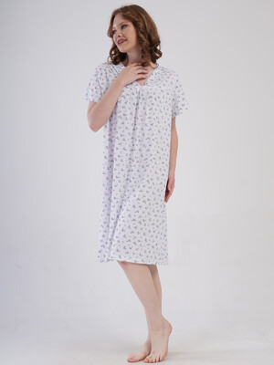 Купить Бавовняна нічна сорочка великого розміру VIENETTA 1617820506 в Украина в Lingerie.ua - Одяг для дому та відпочинку, Фото 10