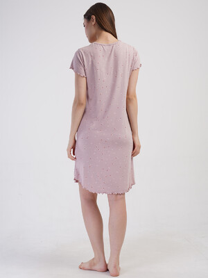 Купить Ночная сорочка из вискозы с коротким рукавом VIENETTA 4093131049  в Украина в Lingerie.ua - Одяг для дому та відпочинку, Фото 6
