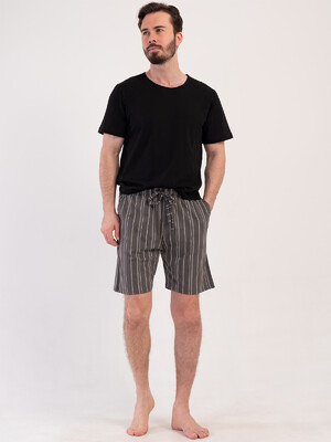 Купить Хлопковые мужские шорты в полоску VIENETTA MAN 4080861374 в Украина
