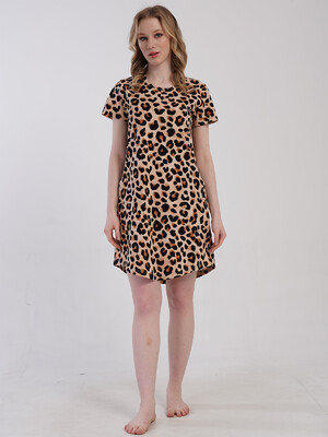 Купить Хлопковая туника с коротким рукавом VIENETTA 5033024962 в Украина в Lingerie.ua - Одяг для дому та відпочинку, Фото 5