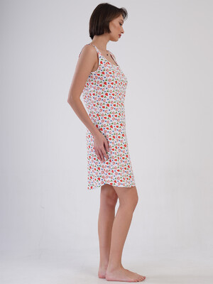 Купить Бавовняна домашня туніка на широких бретельках VIENETTA 4083700218 в Украина в Lingerie.ua - Одяг для дому та відпочинку, Фото 5