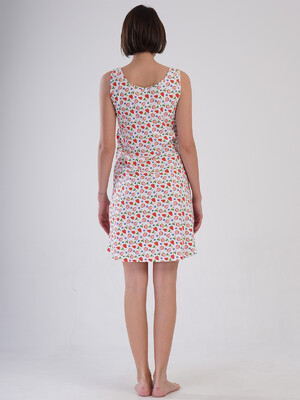 Купить Бавовняна домашня туніка на широких бретельках VIENETTA 4083700218 в Украина в Lingerie.ua - Одяг для дому та відпочинку, Фото 6