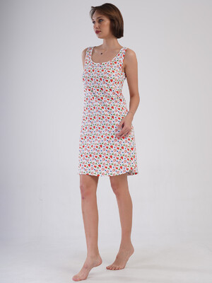 Купить Бавовняна домашня туніка на широких бретельках VIENETTA 4083700218 в Украина в Lingerie.ua - Одяг для дому та відпочинку, Фото 7