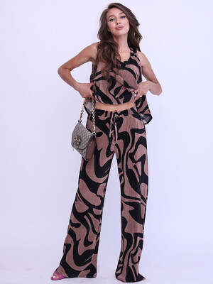 Купить Гофрированный летний костюм из майки и брюк LINGERIE 170769 в Украина в Lingerie.ua - Одяг для дому та відпочинку, Фото 2