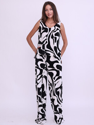 Купить Гофрированный летний костюм из майки и брюк LINGERIE 170769 в Украина в Lingerie.ua - Одяг для дому та відпочинку, Фото 7