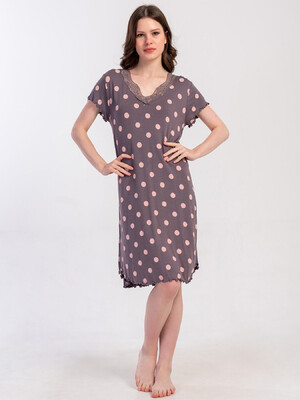 Купить Нічна сорочка з віскози з коротким рукавом VIENETTA 5032890323 в Украина