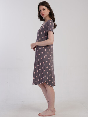 Купить Ночная сорочка из вискозы с коротким рукавом VIENETTA 5032890323  в Украина в Lingerie.ua - Одяг для дому та відпочинку, Фото 4