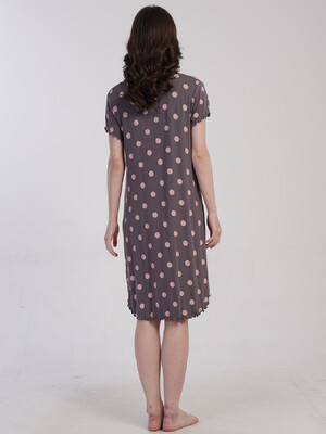 Купить Ночная сорочка из вискозы с коротким рукавом VIENETTA 5032890323  в Украина в Lingerie.ua - Одяг для дому та відпочинку, Фото 5