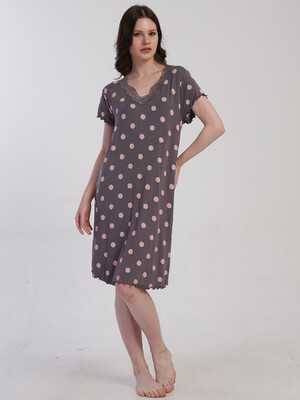 Купить Ночная сорочка из вискозы с коротким рукавом VIENETTA 5032890323  в Украина в Lingerie.ua - Одяг для дому та відпочинку, Фото 6