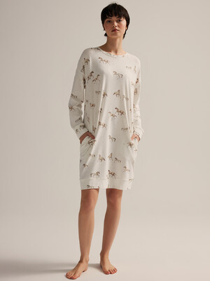 Купить Хлопковая туника с длинным рукавом HAYS 62516 в Украина в Lingerie.ua - Одяг для дому та відпочинку, Фото 1