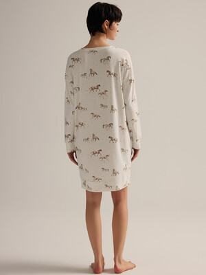 Купить Хлопковая туника с длинным рукавом HAYS 62516 в Украина в Lingerie.ua - Одяг для дому та відпочинку, Фото 3