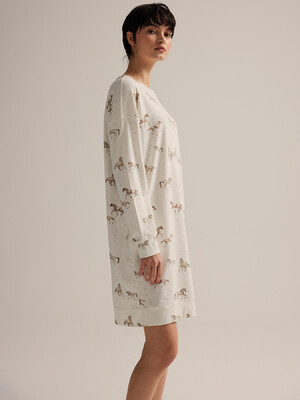 Купить Хлопковая туника с длинным рукавом HAYS 62516 в Украина в Lingerie.ua - Одяг для дому та відпочинку, Фото 5