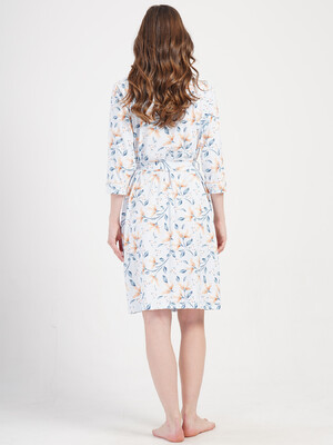 Купить Бавовняний халат на запах з кишенями VIENETTA 4092000710 в Украина в Lingerie.ua - Одяг для дому та відпочинку, Фото 6