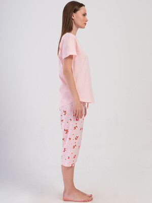 Купить Хлопковый комплект большого размера с капри VIENETTA 4080364232 в Украина в Lingerie.ua - Одяг для дому та відпочинку, Фото 7