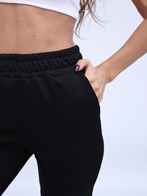 Купить Теплые джоггеры женские с начесом рубчик LINGERIE 170808 в Украина в Lingerie.ua - Одяг для дому та відпочинку, Фото 7