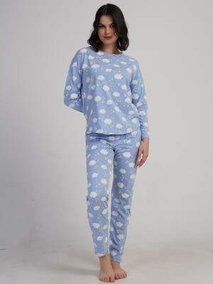 Купить Домашній жіночий комплект з довгим рукавом VIENETTA 5030871071 в Украина в Lingerie.ua - Одяг для дому та відпочинку, Фото 2