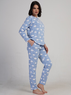 Купить Домашній жіночий комплект з довгим рукавом VIENETTA 5030871071 в Украина в Lingerie.ua - Одяг для дому та відпочинку, Фото 3