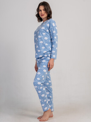 Купить Домашній жіночий комплект з довгим рукавом VIENETTA 5030871071 в Украина в Lingerie.ua - Одяг для дому та відпочинку, Фото 4