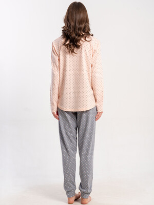 Купить Хлопковый домашний женский комплект с длинным рукавом VIENETTA 5033041248 в Украина в Lingerie.ua - Одяг для дому та відпочинку, Фото 8