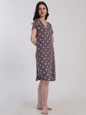 Купить Нічна сорочка з віскози великого розміру VIENETTA 5032900323 в Украина в Lingerie.ua - Одяг для дому та відпочинку, Фото 4