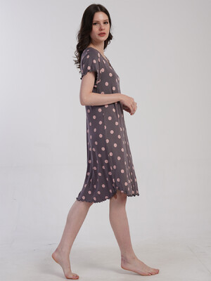 Купить Нічна сорочка з віскози великого розміру VIENETTA 5032900323 в Украина в Lingerie.ua - Одяг для дому та відпочинку, Фото 8