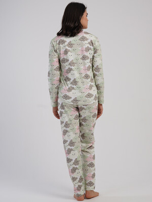 Купить Хлопковый домашний женский костюм с длинным рукавом VIENETTA 5040413841 в Украина в Lingerie.ua - Одяг для дому та відпочинку, Фото 7