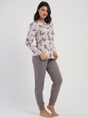 Купить Хлопковый домашний комплект с длинным рукавом VIENETTA 5040463842 в Украина в Lingerie.ua - Одяг для дому та відпочинку, Фото 4