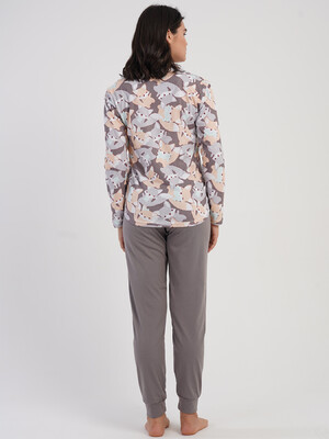 Купить Хлопковый домашний комплект с длинным рукавом VIENETTA 5040463842 в Украина в Lingerie.ua - Одяг для дому та відпочинку, Фото 5