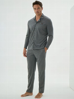 Купить Класична піжама з довгим рукавом SVMAN 9621 в Украина