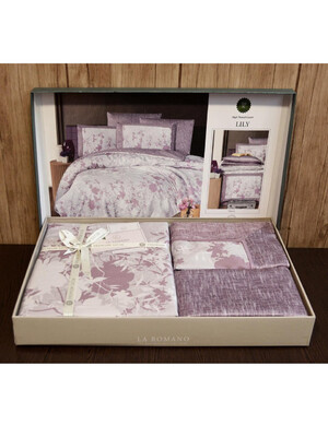 Купить Полуторный комплект постельного белья TAC  Lily в Украина в Lingerie.ua - Одяг для дому та відпочинку, Фото 2