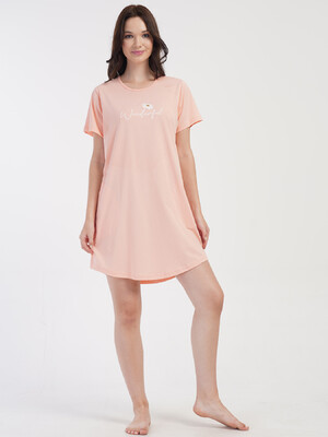 Купить Хлопковая домашняя туника большого размера VIENETTA 4053460000 в Украина в Lingerie.ua - Одяг для дому та відпочинку, Фото 2