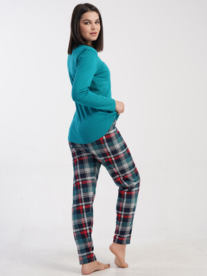 Купить Хлопковый комплект с длинным рукавом VIENETTA 5032240424 в Украина в Lingerie.ua - Одяг для дому та відпочинку, Фото 6