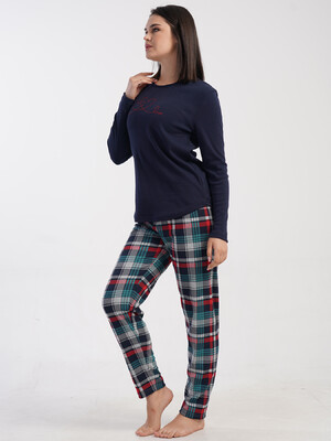 Купить Хлопковый комплект с длинным рукавом VIENETTA 5032240424 в Украина в Lingerie.ua - Одяг для дому та відпочинку, Фото 4