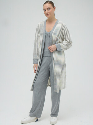 Домашний женский костюм тройка с кардиганом SEVIM 21224