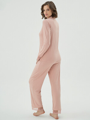 Купить Класична піжама жіноча з мереживом SEVIM 17036 в Украина в Lingerie.ua - Одяг для дому та відпочинку, Фото 4