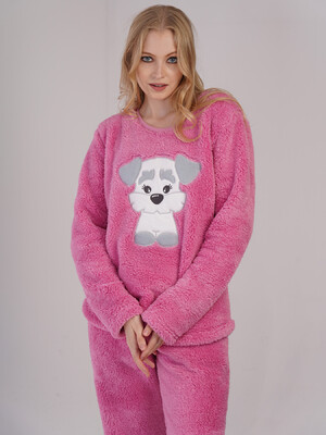 Купить Теплый плюшевый домашний костюм VIENETTA 3060500000 в Украина в Lingerie.ua - Одяг для дому та відпочинку, Фото 2