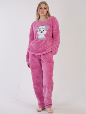 Купить Теплый плюшевый домашний костюм VIENETTA 3060500000 в Украина в Lingerie.ua - Одяг для дому та відпочинку, Фото 6