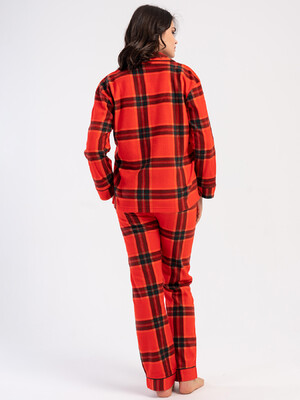 Купить Флисовый домашний комплект из рубашки и брюк VIENETTA 1618401119 в Украина в Lingerie.ua - Одяг для дому та відпочинку, Фото 6