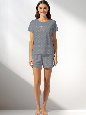 Купить Хлопковый комплект с шортами VIENETTA 5090041248 в Украина в Lingerie.ua - Одяг для дому та відпочинку, Фото 6