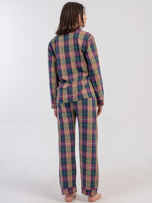 Купить Классическая женская пижама с длинным рукавом VIENETTA 1617958949 в Украина в Lingerie.ua - Одяг для дому та відпочинку, Фото 7