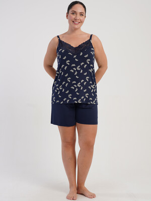 Купить Пижама большого размера с шортами VIENETTA 5080420043 в Украина в Lingerie.ua - Одяг для дому та відпочинку, Фото 2