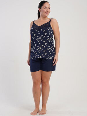 Купить Пижама большого размера с шортами VIENETTA 5080420043 в Украина в Lingerie.ua - Одяг для дому та відпочинку, Фото 3