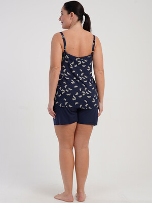 Купить Пижама большого размера с шортами VIENETTA 5080420043 в Украина в Lingerie.ua - Одяг для дому та відпочинку, Фото 4