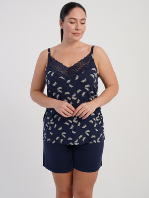 Купить Пижама большого размера с шортами VIENETTA 5080420043 в Украина в Lingerie.ua - Одяг для дому та відпочинку, Фото 6