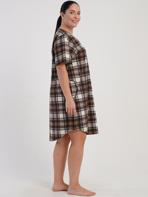 Купить Хлопковая домашняя туника большого размера VIENETTA 5100052091 в Украина в Lingerie.ua - Одяг для дому та відпочинку, Фото 4